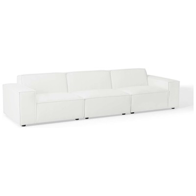 Sofas and Loveseat Modway Furniture Restore White EEI-4112-WHI 889654984801 Sofas and Armchairs Chaise LoungeLoveseat Love sea Polyester Sofa Set set 