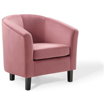 Chairs Modway Furniture Prospect Dusty Rose EEI-4137-DUS 889654171744 Sofas and Armchairs Accent Chairs AccentLounge Cha 
