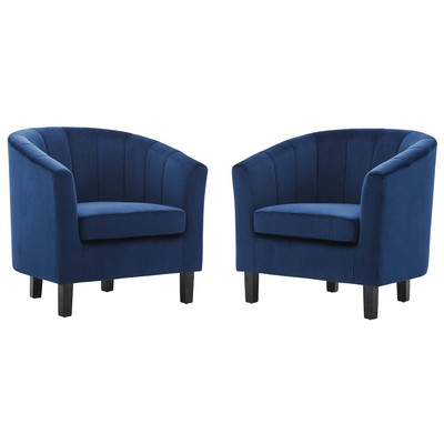 Chairs Modway Furniture Prospect Navy EEI-4150-NAV 889654996897 Sofas and Armchairs Blue navy teal turquiose indig 