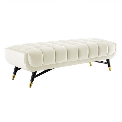 Modway Furniture Ottomans and Benches, Black,ebonyCream,beige,ivory,sand,nudeGold, Benches and Stools, 889654993087, EEI-4241-IVO