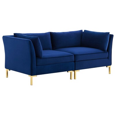 Modway Furniture Sofas and Loveseat, Chaise,LoungeLoveseat,Love seatSectional,Sofa, Velvet, Contemporary,Contemporary/ModernModern,Nuevo,Whiteline,Contemporary/Modern,tov,bellini,rossetto, Sofa Set,set, Sofas and Armchairs, 889654978961, EEI-4268-NAV