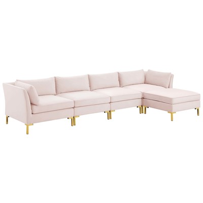 Modway Furniture Sofas and Loveseat, Chaise,LoungeLoveseat,Love seatSectional,Sofa, Velvet, Contemporary,Contemporary/ModernModern,Nuevo,Whiteline,Contemporary/Modern,tov,bellini,rossetto, Sofa Set,set, Sofas and Armchairs, 889654978831, EEI-4273-PNK