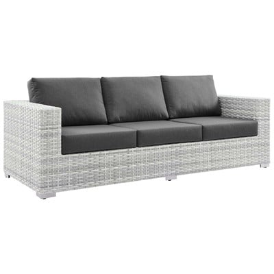 Sofas and Loveseat Modway Furniture Convene Light Gray Charcoal EEI-4305-LGR-CHA 889654977339 Sofa Sectionals Loveseat Love seatSectional So Sofa Set set 