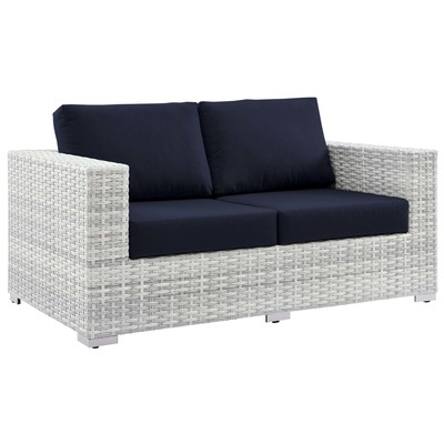 Modway Furniture Sofas and Loveseat, Loveseat,Love seatSectional,Sofa, Sofa Set,set, Sofa Sectionals, 889654977278, EEI-4306-LGR-NAV