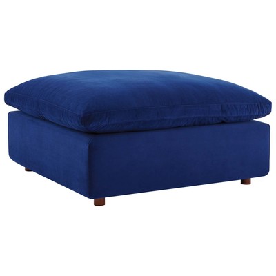 Ottomans and Benches Modway Furniture Commix Navy EEI-4365-NAV 889654983750 Sofas and Armchairs Blue navy teal turquiose indig 