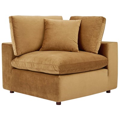 Chairs Modway Furniture Commix Cognac EEI-4366-COG 889654982401 Living Room Sets Corner Chairs Corner 