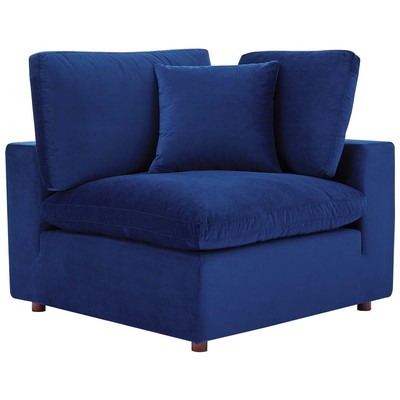Chairs Modway Furniture Commix Navy EEI-4366-NAV 889654983712 Living Room Sets Blue navy teal turquiose indig Corner Chairs Corner 