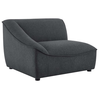 Sofas and Loveseat Modway Furniture Comprise Charcoal EEI-4415-CHA 889654982159 Sofas and Armchairs Chaise LoungeLoveseat Love sea Polyester Sofa Set set 