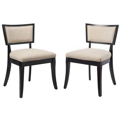 Dining Room Chairs Modway Furniture Pristine Beige EEI-4557-BEI 889654950813 Dining Chairs Beige Cream beige ivory sand n HARDWOOD Rubberwood Wood MDF P Beige Polyester Wood Plywood 