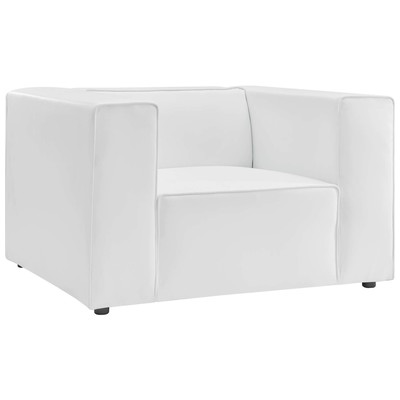 Modway Furniture Chairs, White,snow, Lounge Chairs,Lounge, Sofas and Armchairs, 889654969075, EEI-4620-WHI