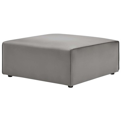 Ottomans and Benches Modway Furniture Mingle Gray EEI-4624-GRY 889654968979 Sofas and Armchairs Gray Grey 