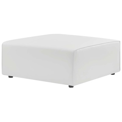 Ottomans and Benches Modway Furniture Mingle White EEI-4624-WHI 889654968955 Sofas and Armchairs White snow 