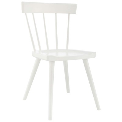 Dining Room Chairs Modway Furniture Sutter White EEI-4650-WHI 889654965640 Dining Chairs White snow Side Chair White Wood HARDWOOD Wood MDF Plywood Beec White IvoryWood Plywood 