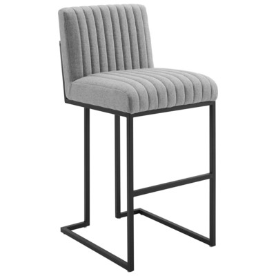 Modway Furniture Bar Chairs and Stools, Black,ebonyGray,Grey, Bar,Counter, Bar and Counter Stools, 889654968214, EEI-4654-LGR