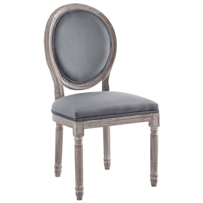 Modway Furniture Dining Room Chairs, Gray,Grey, Side Chair, HARDWOOD,Velvet,Wood,MDF,Plywood,Beech Wood,Bent Plywood,Brazilian Hardwoods, Gray,Smoke,SMOKED,TaupeNatural,Velvet,Wood,Plywood, Dining Chairs, 889654961123, EEI-4668-NAT-GRY