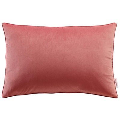 Decorative Throw Pillows Modway Furniture Enhance Blossom EEI-4705-BLO 889654962540 Pillow Cotton Polyester Velvet Cotton Throw Pillow 