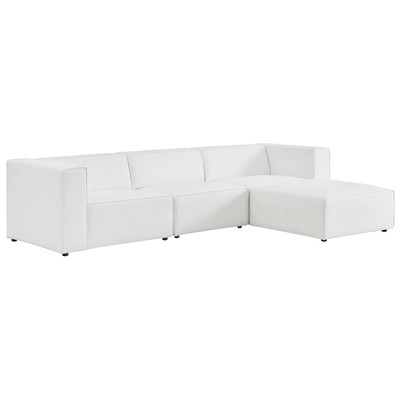 Modway Furniture Sofas and Loveseat, Chaise,LoungeLoveseat,Love seatSectional,Sofa, Leather, Contemporary,Contemporary/ModernModern,Nuevo,Whiteline,Contemporary/Modern,tov,bellini,rossetto, Sofa Set,set, Sofas and Armchairs, 889654947295, EEI-4790-WH