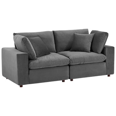 Modway Furniture Sofas and Loveseat, Loveseat,Love seatSofa, Velvet, Contemporary,Contemporary/ModernModern,Nuevo,Whiteline,Contemporary/Modern,tov,bellini,rossetto, Sofa Set,set, Sofas and Armchairs, 889654953265, EEI-4816-