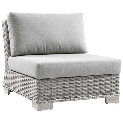 Chairs Modway Furniture Conway Light Gray Gray EEI-4847-LGR-GRY 889654932826 Bar and Dining Gray Grey Lounge Chairs Lounge 