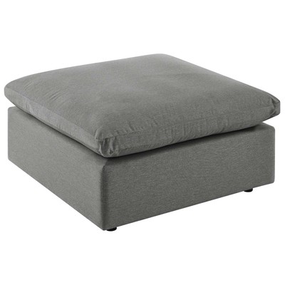 Ottomans and Benches Modway Furniture Commix Charcoal EEI-4903-CHA 889654960775 Sofa Sectionals 