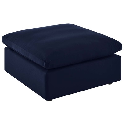 Ottomans and Benches Modway Furniture Commix Navy EEI-4906-NAV 889654960690 Sofa Sectionals Blue navy teal turquiose indig 
