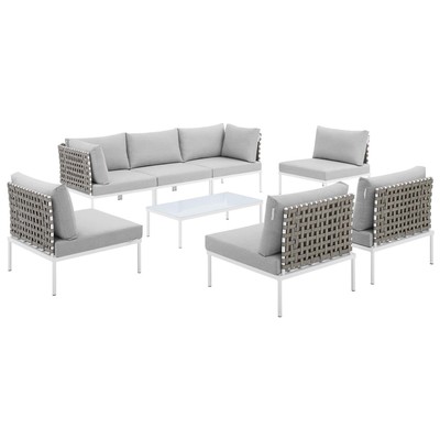 Modway Furniture Sofas and Loveseat, Loveseat,Love seatSectional,Sofa, Contemporary,Contemporary/ModernModern,Nuevo,Whiteline,Contemporary/Modern,tov,bellini,rossetto, Sofa Set,set, Sofa Sectionals, 889654946915, EEI-4939-TAN-GRY-SET