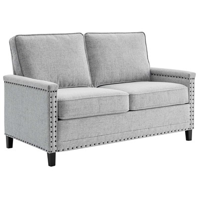 Sofas and Loveseat Modway Furniture Ashton Light Gray EEI-4985-LGR 889654957942 Sofas and Armchairs Chaise LoungeLoveseat Love sea Polyester Sofa Set set 