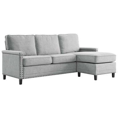 Sofas and Loveseat Modway Furniture Ashton Light Gray EEI-4994-LGR 889654958628 Sofa Sectionals Chaise LoungeLoveseat Love sea Polyester Sofa Set set 