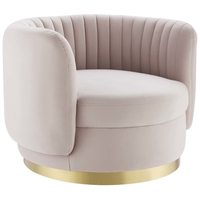 Modway Furniture Chairs, Gold,Pink,Fuchsia,blush, Accent Chairs,Accent, Sofas and Armchairs, 889654957881, EEI-4997-GLD-PNK