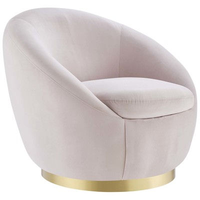 Chairs Modway Furniture Buttercup Gold Pink EEI-5005-GLD-PNK 889654957621 Sofas and Armchairs Gold Pink Fuchsia blush Accent Chairs Accent 