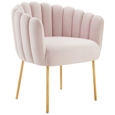 Chairs Modway Furniture Sanna Pink EEI-5024-PNK 889654948360 Sofas and Armchairs Pink Fuchsia blush Accent Chairs AccentLounge Cha 