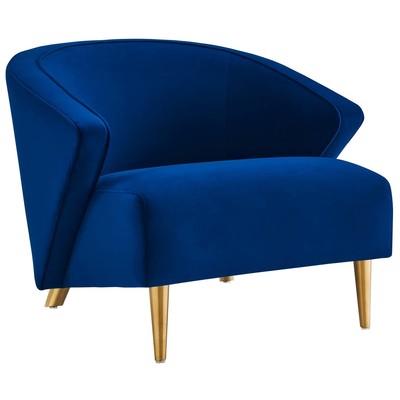 Modway Furniture Chairs, Blue,navy,teal,turquiose,indigo,aqua,SeafoamGold,Green,emerald,teal, Accent Chairs,AccentLounge Chairs,Lounge, Sofas and Armchairs, 889654950264, EEI-5038-NAV