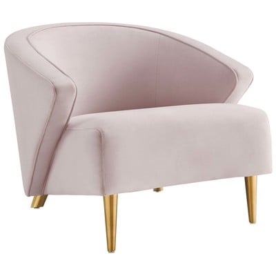 Chairs Modway Furniture Odyssey Pink EEI-5038-PNK 889654948322 Sofas and Armchairs Gold Pink Fuchsia blush Accent Chairs AccentLounge Cha 