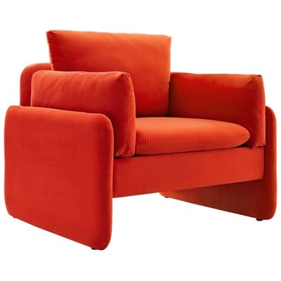 Modway Furniture Chairs, Orange, Accent Chairs,AccentLounge Chairs,Lounge, Sofas and Armchairs, 889654950110, EEI-5152-ORA