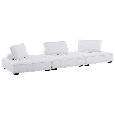 Modway Furniture Sofas and Loveseat, Chaise,LoungeLoveseat,Love seatSectional,Sofa, Polyester, Sofa Set,setTufted,tufting, Sofas and Armchairs, 889654927853, EEI-5206-WHI