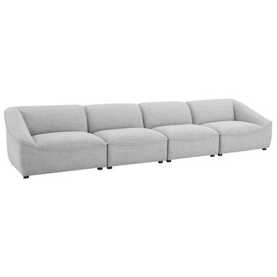 Sofas and Loveseat Modway Furniture Comprise Light Gray EEI-5408-LGR 889654952367 Sofas and Armchairs Chaise LoungeLoveseat Love sea Polyester Sofa Set set 