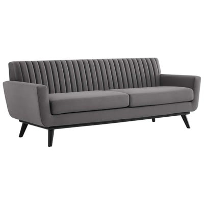 Modway Furniture Sofas and Loveseat, Loveseat,Love seatSofa, Velvet, Sofa Set,setTufted,tufting, Sofas and Armchairs, 889654949886, EEI-5459-GRY