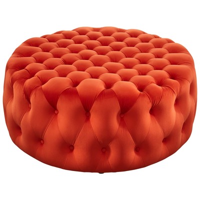 Modway Furniture Ottomans and Benches, Orange, 