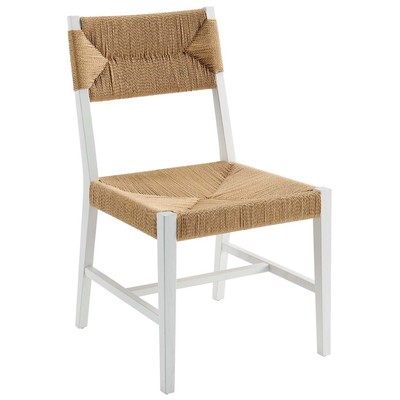 Modway Furniture Dining Room Chairs, White,snow, Side Chair, White Wood, HARDWOOD,PAPER,Wood,MDF,Plywood,Beech Wood,Bent Plywood,Brazilian Hardwoods, Natural,White,IvoryWood,Plywood, Dining Chairs, 889654942450, EEI-5489-WHI-NAT