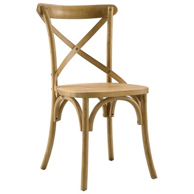 Dining Room Chairs Modway Furniture Gear Natural EEI-5564-NAT 889654941569 Side Chair HARDWOOD Wood MDF Plywood Beec Natural Wood Plywood 