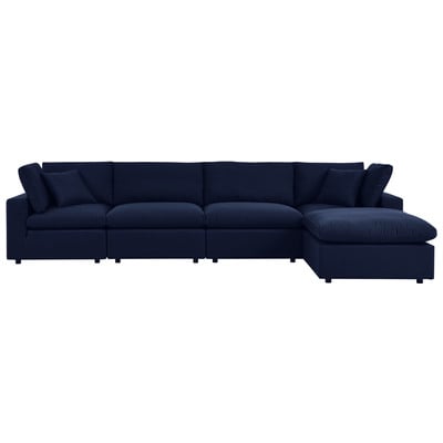Sofas and Loveseat Modway Furniture Commix Navy EEI-5584-NAV 889654925347 Sofa Sectionals Loveseat Love seatSectional So Sofa Set set 