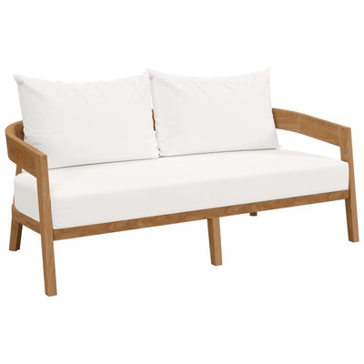Modway Furniture Sofas and Loveseat, Loveseat,Love seatSofa, Contemporary,Contemporary/ModernModern,Nuevo,Whiteline,Contemporary/Modern,tov,bellini,rossetto, Sofa Set,set, Daybeds and Lounges, 889654942139, EEI-5601-NAT-WHI