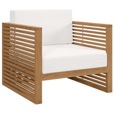 Chairs Modway Furniture Carlsbad Natural White EEI-5606-NAT-WHI 889654942016 Daybeds and Lounges White snow Accent Chairs Accent 