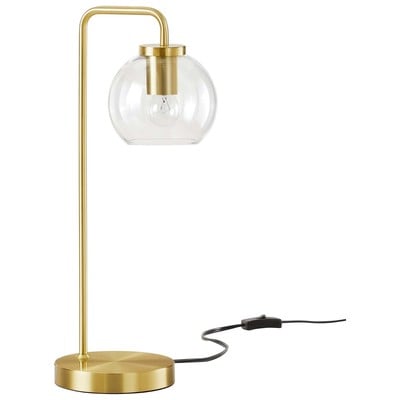 Modway Furniture Table Lamps, Black,ebony, Desk,Globe, Contemporary,Modern / Contemporary,Modern,Modern, Contemporary,TABLE, Blown Glass, Crystal,Brass,Cement, Linen, Metal,Cork, Glass,Crystal,Fabric,Faux Alab