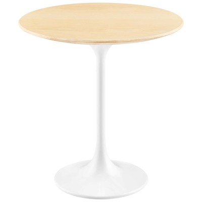 Accent Tables Modway Furniture Lippa White Natural EEI-5679-WHI-NAT 889654230069 Tables Metal Tables metal aluminum ir 