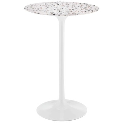 Bar Tables Modway Furniture Lippa White White EEI-5707-WHI-WHI 889654234197 Bar and Dining Tables Round 0 - 29.99 in 