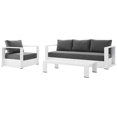 Modway Furniture Outdoor Sofas and Sectionals, White,snow, Sofa, White, Sofa Sectionals, 889654229292, EEI-5748-WHI-CHA