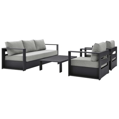 Modway Furniture Outdoor Sofas and Sectionals, Gray,Grey, Sofa, Gray,Light Gray, Sofa Sectionals, 889654229339, EEI-5749-GRY-GRY