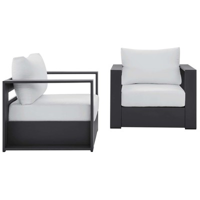 Chairs Modway Furniture Tahoe Gray White EEI-5751-GRY-WHI 889654229469 Bar and Dining Gray GreyWhite snow Lounge Chairs Lounge 