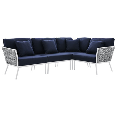 Modway Furniture Sofas and Loveseat, Chaise,LoungeLoveseat,Love seatSectional,Sofa, Polyester, Contemporary,Contemporary/ModernModern,Nuevo,Whiteline,Contemporary/Modern,tov,bellini,rossetto, Sofa Set,set, Sofa Sectionals, 889654225324, EEI-5753-WHI-